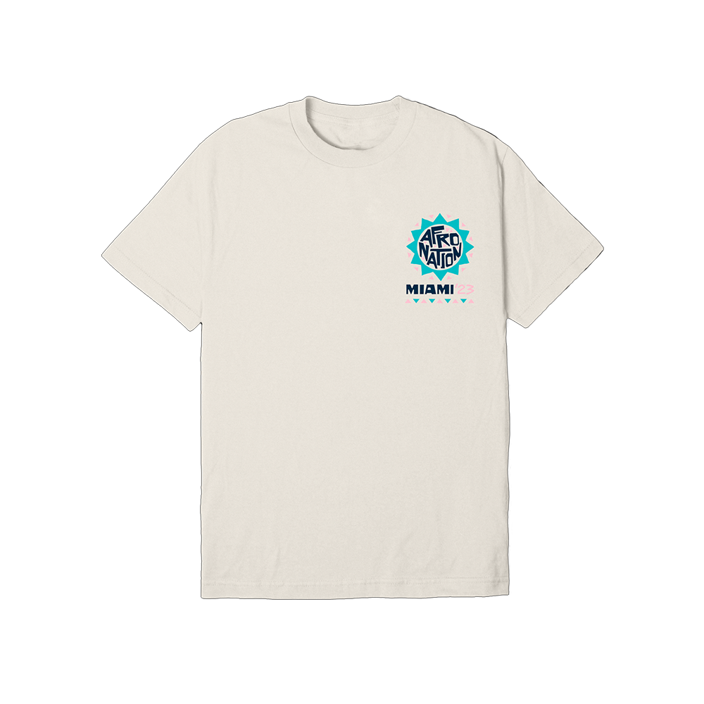 AN Miami 23 Official Lineup Tee Ivory