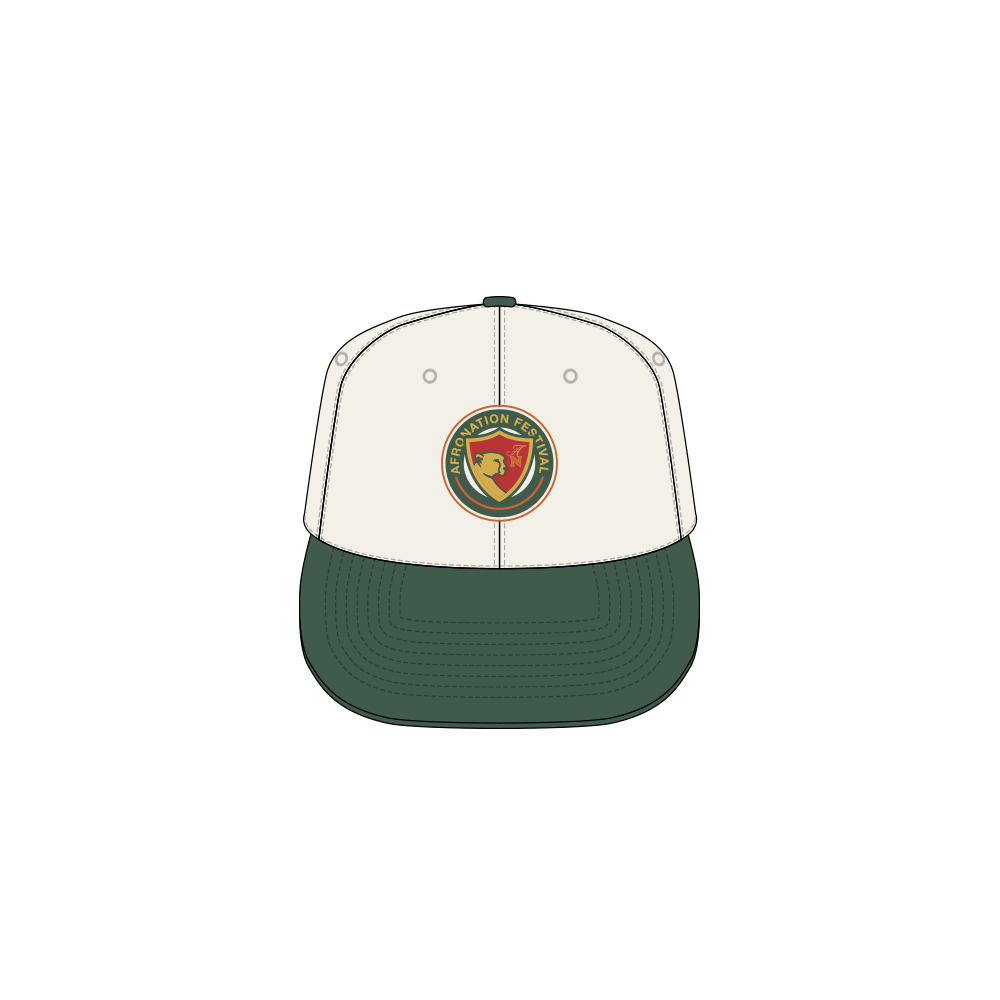 AN Logo Cream/Sage Hat
