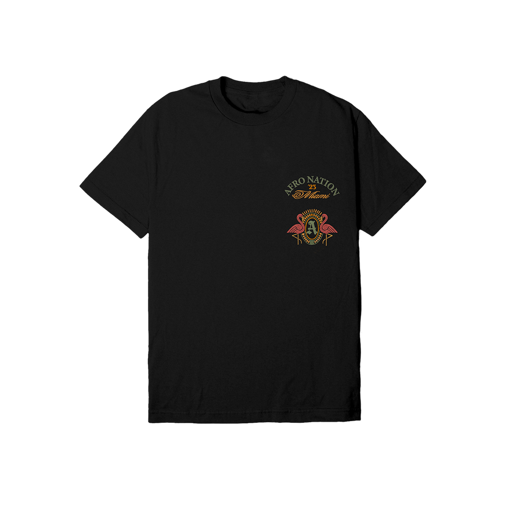 AN Miami 23 Swelter Black Lineup Tee